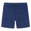 Sötétkék gyerekrövidnadrág húzózsinórral 104