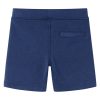 Sötétkék gyerekrövidnadrág húzózsinórral 128