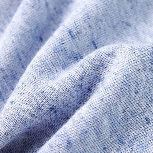 Kék melange gyerekrövidnadrág húzózsinórral 116