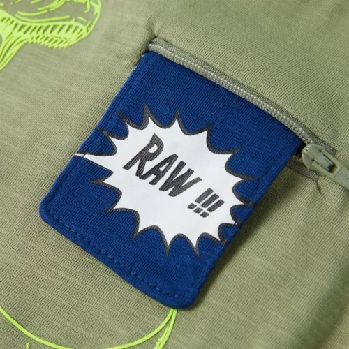 Világos keki rövid ujjú gyerekpóló 140