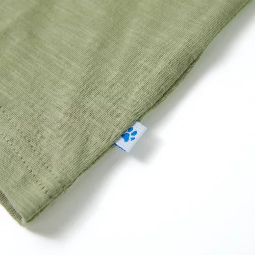 Világos keki rövid ujjú gyerekpóló 140