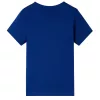 Sötétkék rövid ujjú gyerekpóló 128