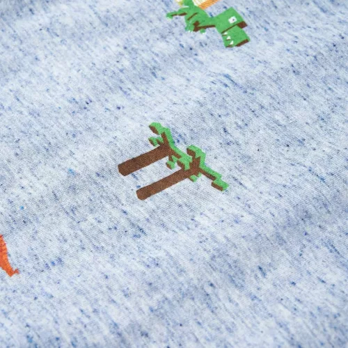 Kék melange gyerekpóló 104