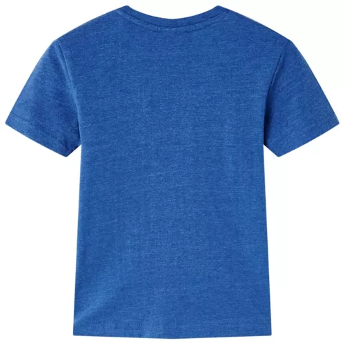 Sötétkék melange gyerekpóló 116