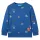 Sötétkék melange gyerekpulóver 116