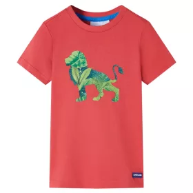 Piros gyerekpóló 140