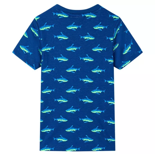 Sötétkék gyerekpóló 140