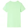 Neon zöld gyerekpóló 128