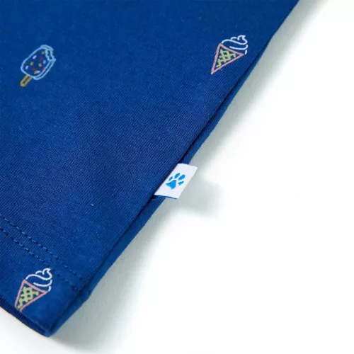 Sötétkék gyerek felső 140