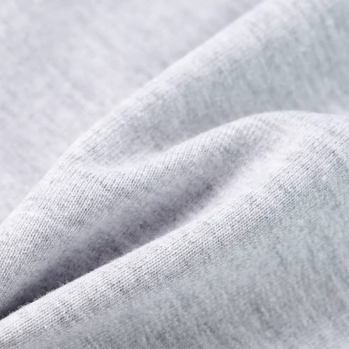 Szürke kapucnis gyerekpulóver cipzárral 92