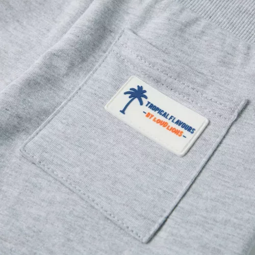 Szürke gyerekrövidnadrág húzózsinórral 104