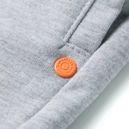 Szürke gyerekrövidnadrág húzózsinórral 140