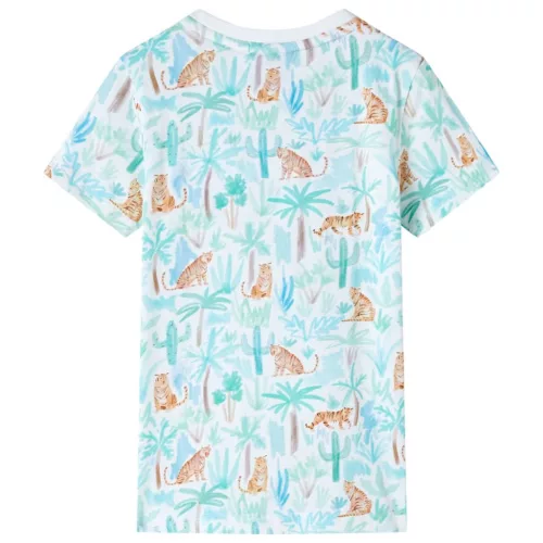 Ekrü színű gyerekpóló 140