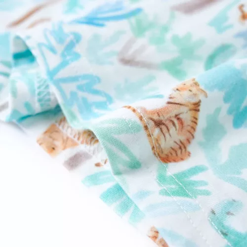 Ekrü színű gyerekpóló 140