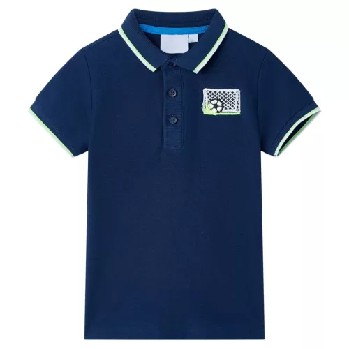 Tengerészkék gyerekpólóing 140