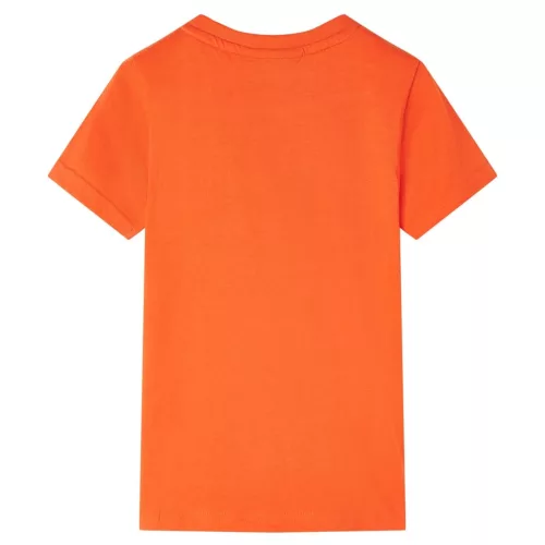 Sötét narancssárga gyerekpóló 128