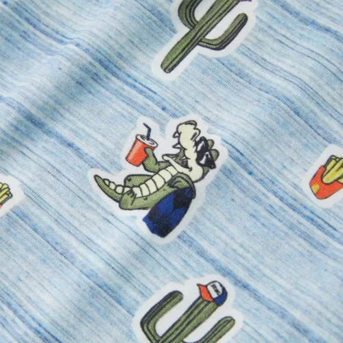 Vegyes kék gyerekpóló 128