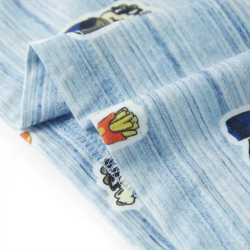 Vegyes kék gyerekpóló 128