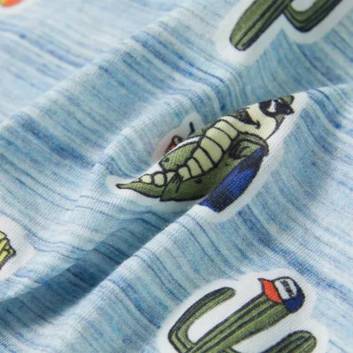 Vegyes kék gyerekpóló 128