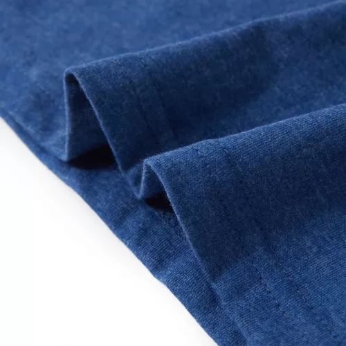 Sötétkék melange gyerek felső 116