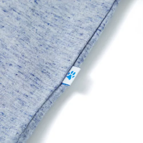 Kék melange gyerekfelső 104