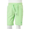 Fluo zöld gyerekrövidnadrág 128