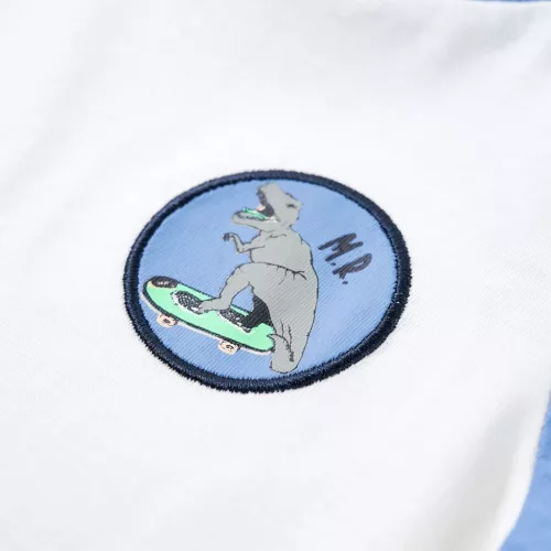 Ekrü színű gyerekpóló 116