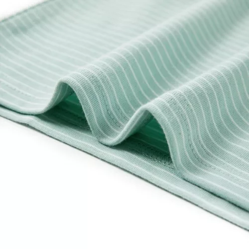 Világos mentaszínű csíkos gyerekpóló 104