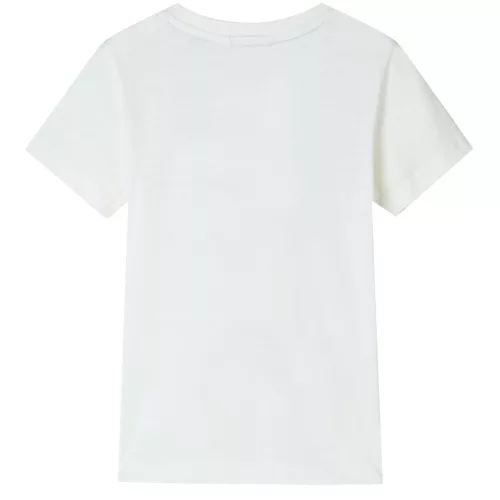 Ekrü színű gyerekpóló 128