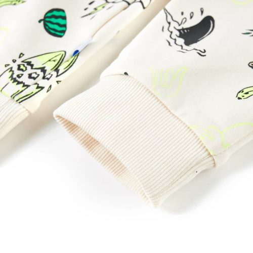 Halvány ekrü gyerekpulóver 104