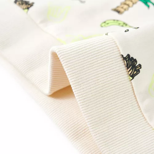 Halvány ekrü gyerekpulóver 116