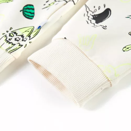 Halvány ekrü gyerekpulóver 140