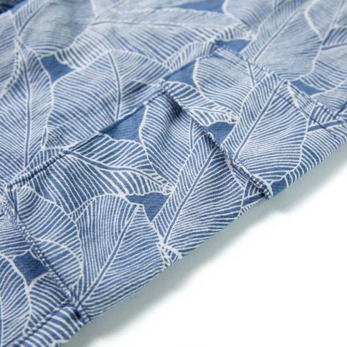 Sötétkék gyerekrövidnadrág húzózsinórral 116