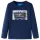 Tengerészkék melange hosszú ujjú gyerekpóló 128