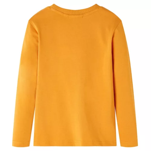 Okker hosszú ujjú gyerekpóló 92