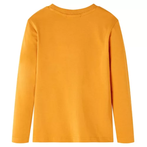 Okker hosszú ujjú gyerekpóló 104