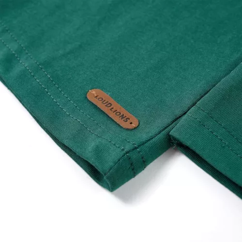 Zöld hosszú ujjú gyerekpóló 128