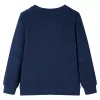 Tengerészkék melange gyerekpulóver 104