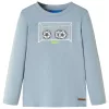 Világoskék hosszú ujjú gyerekpóló 116