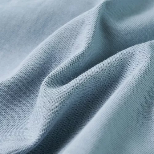 Világoskék hosszú ujjú gyerekpóló 128