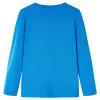 Kobaltkék hosszúujjú gyerekpóló 116
