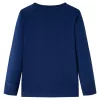 Tengerészkék hosszú ujjú gyerekpóló 104