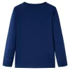Tengerészkék hosszú ujjú gyerekpóló 116