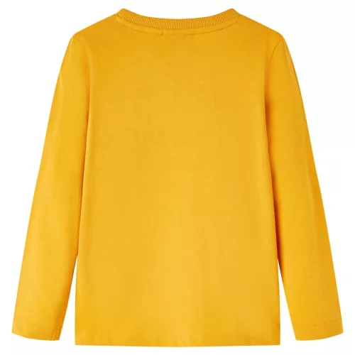 Okker hosszú ujjú gyerekpóló 104