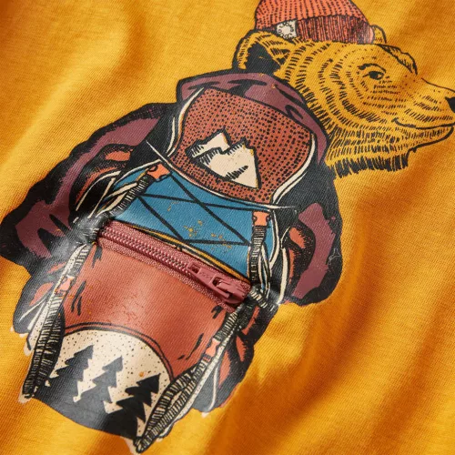 Okker hosszú ujjú gyerekpóló 104