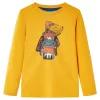 Okker hosszú ujjú gyerekpóló 128