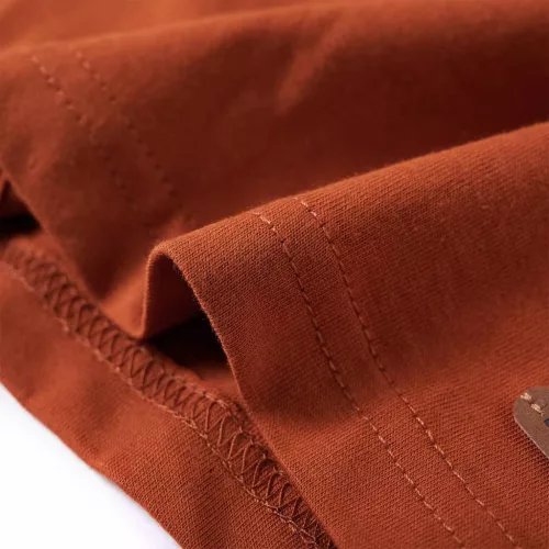 Izzó narancssárga hosszú ujjú gyerekpóló 116