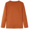 Izzó narancssárga hosszú ujjú gyerekpóló 128