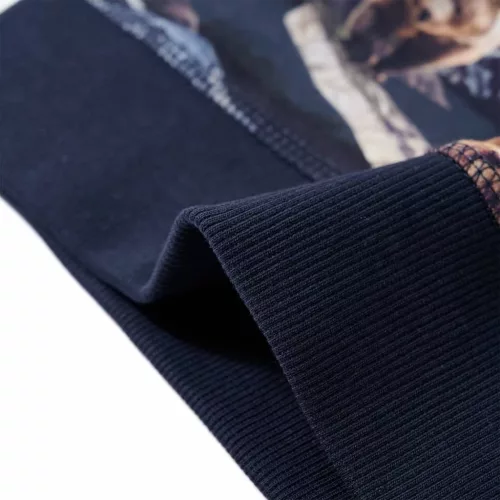 Tengerészkék gyerekpulóver 140