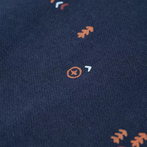 Tengerészkék melange gyerekpulóver 92